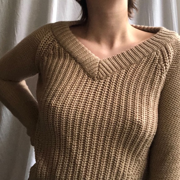 Beige Knit Sweater - Picture 3 of 3